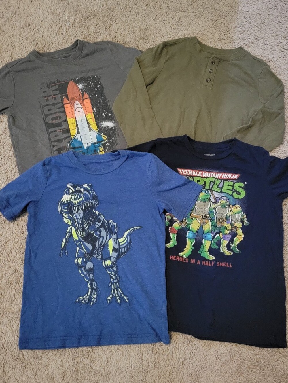 Cat & Jack Navy Teenage Mutant Ninja Turtles Graphic Tee